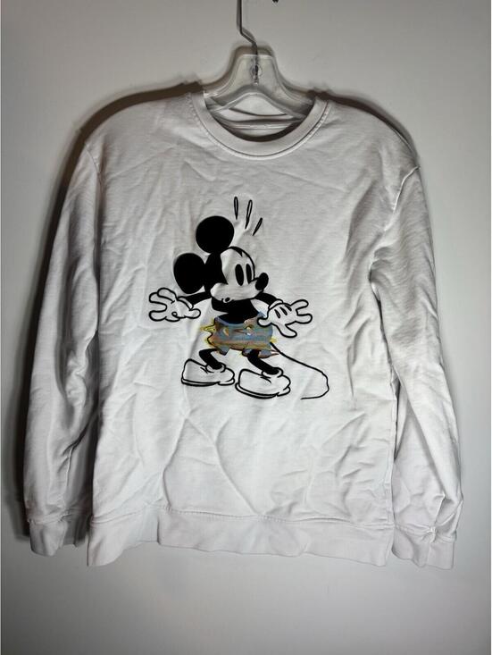 Disney Other - Zara x Disney Mickey Mouse Mens White crewneck sweater Medium M